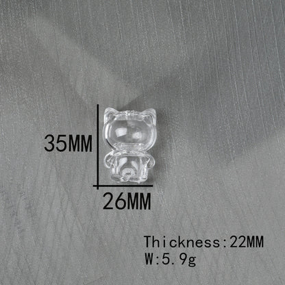FS0870-35*22MM HK Clear Shake Box Acrylic Beads Fit For Beadable Pens