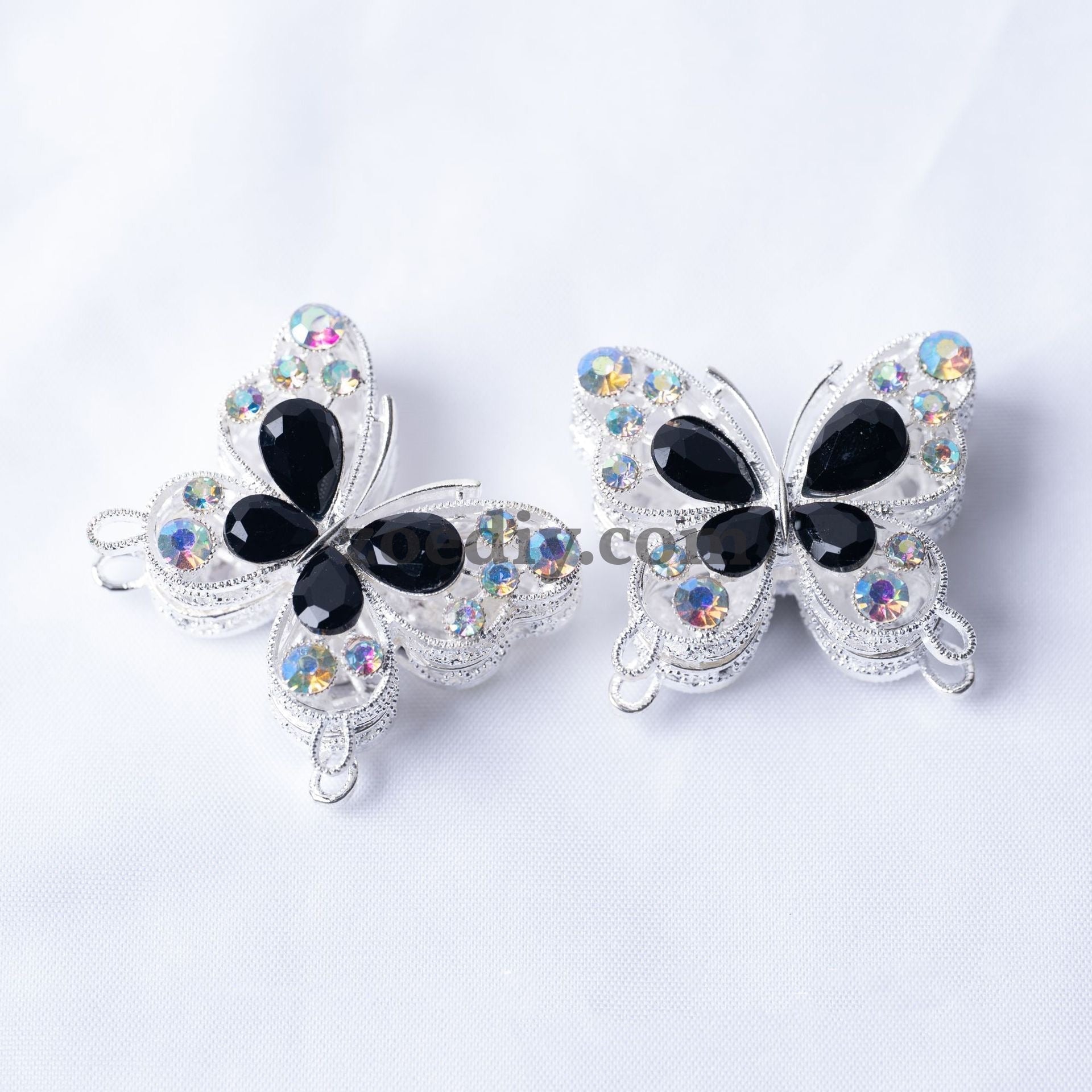 FS1621-32*35MM Metal Crystal  Butterfly Beads Fit For Beadable Pens