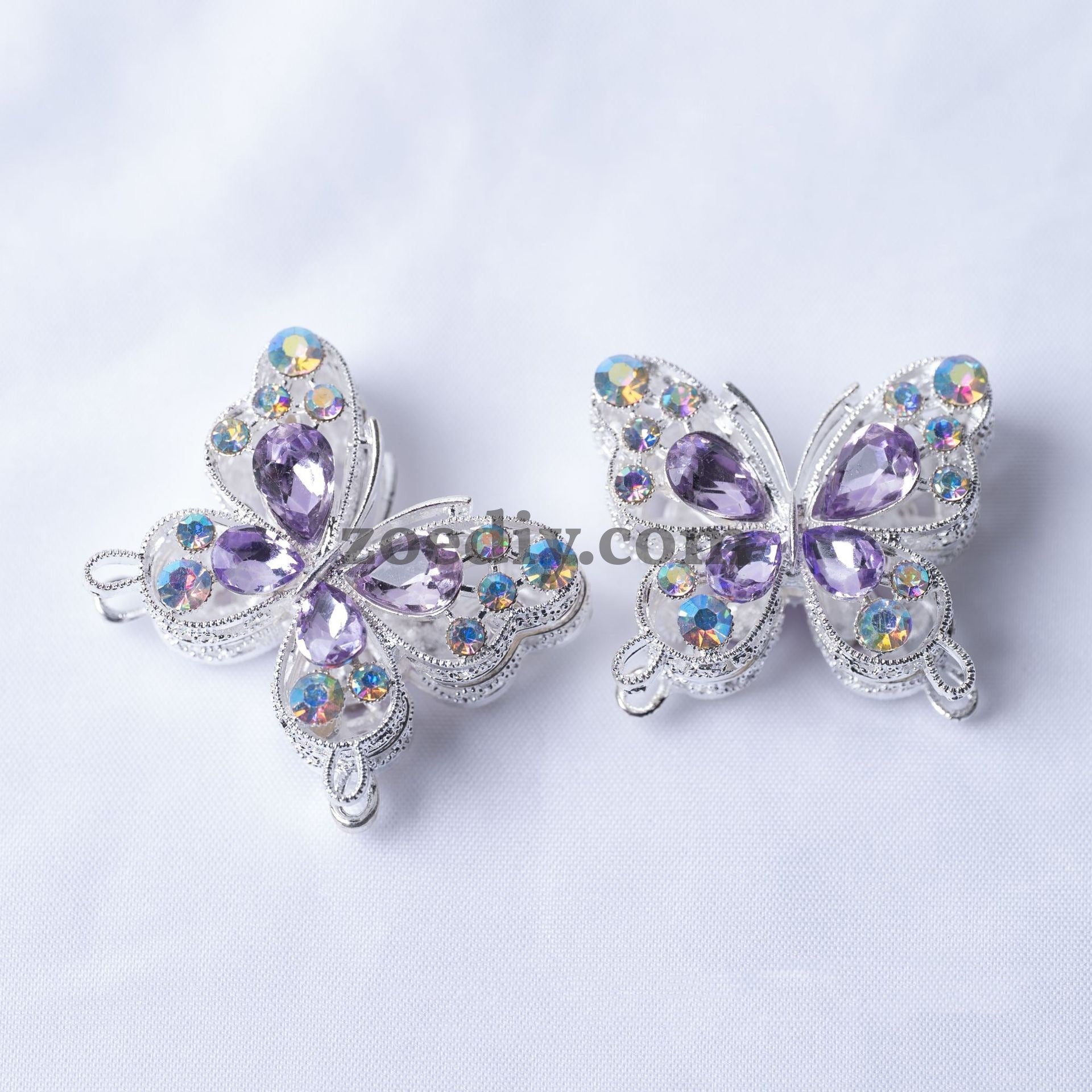 FS1621-32*35MM Metal Crystal  Butterfly Beads Fit For Beadable Pens