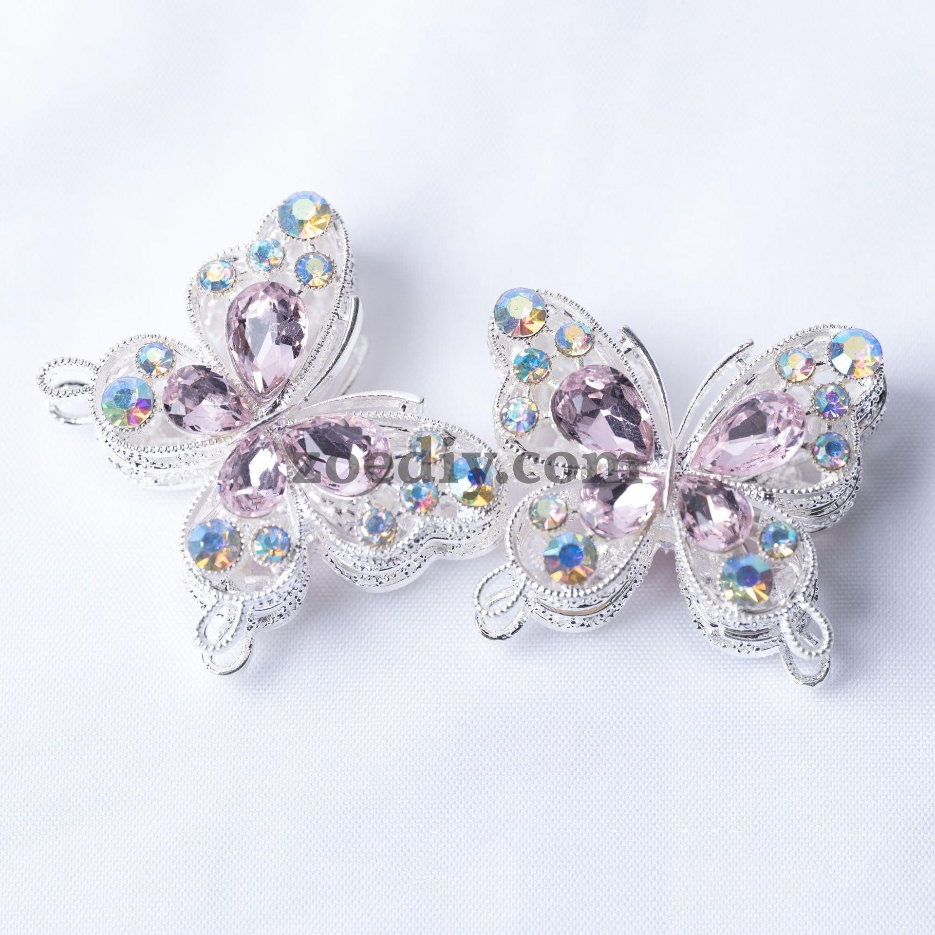 FS1621-32*35MM Metal Crystal  Butterfly Beads Fit For Beadable Pens