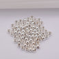 [KM1626]- 4mm Silver or Gold Metal Beads, Fit For Beadable Pens