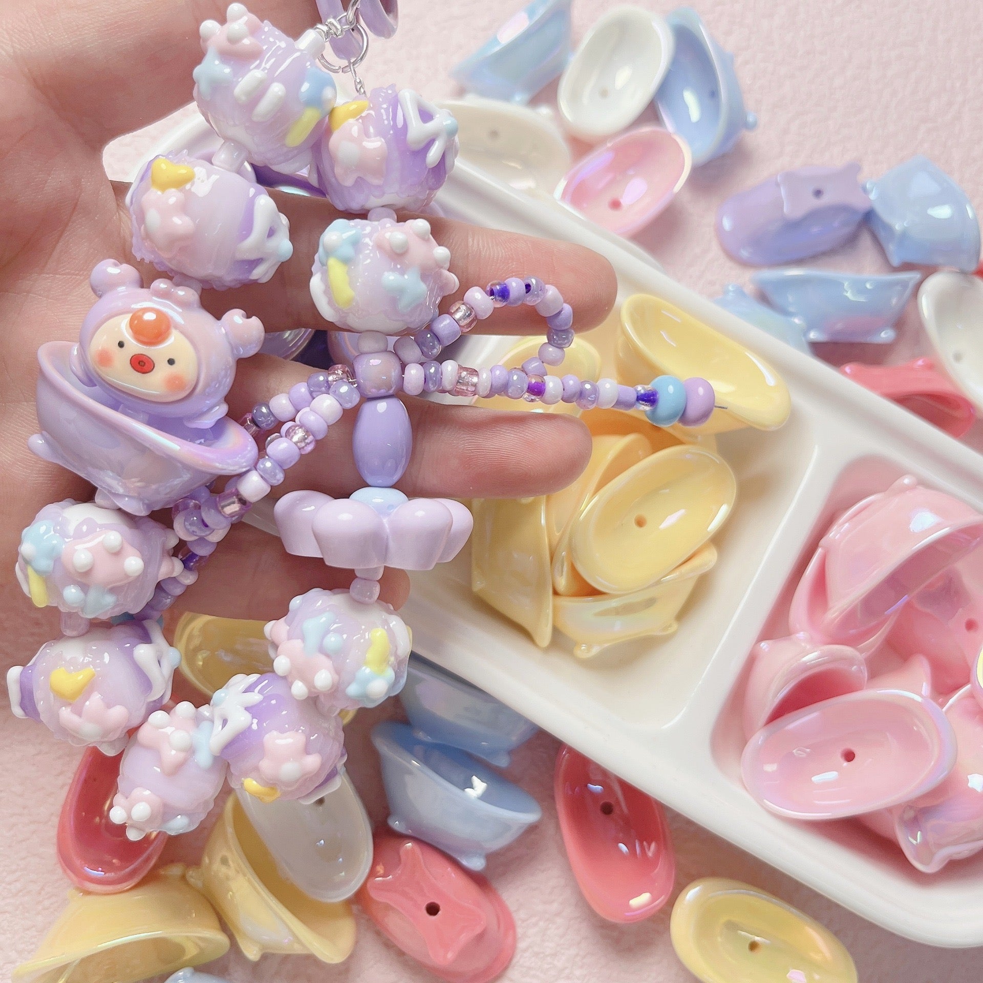 FS1656-36.5*14MM Bathtub Acrylic Beads Fit For Beadable Pens