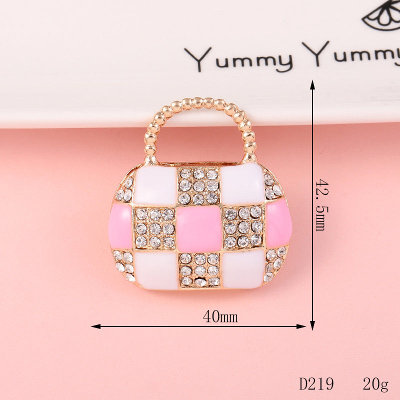 FS1760-42.5*40MM Handbag Alloy Patch For Making Fancy Bead