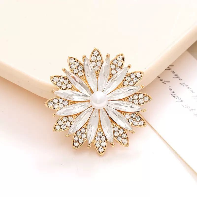 FS3210- 2-Layer Sunflower Alloy Charms