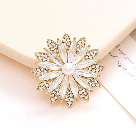 FS3210- 2-Layer Sunflower Alloy Charms