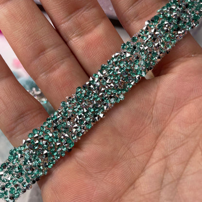 [KM6973]- テープ幅：1.2cm、レジンシュガーダイヤモンド12mmナノテープラップ、DIYビーズまたはペン用