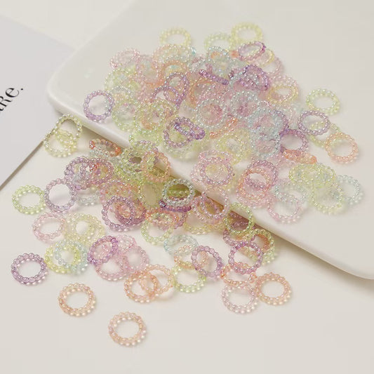 FS1811- 8mm Translucent Pearl Circle