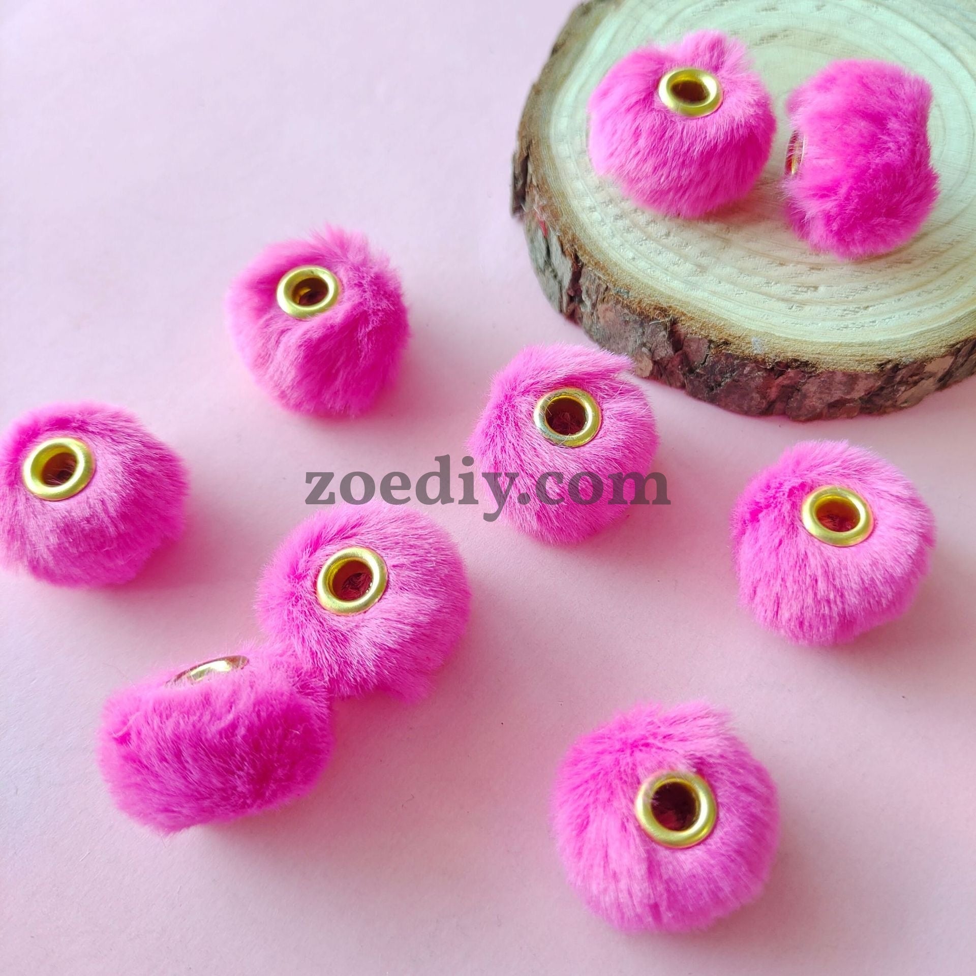 FS2081--Plush Spacer Beads Fit For Beadable Pens