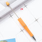 [KM2342]- 10 Pieces/Bag Solid Color Plastic Regular Beadable Pens