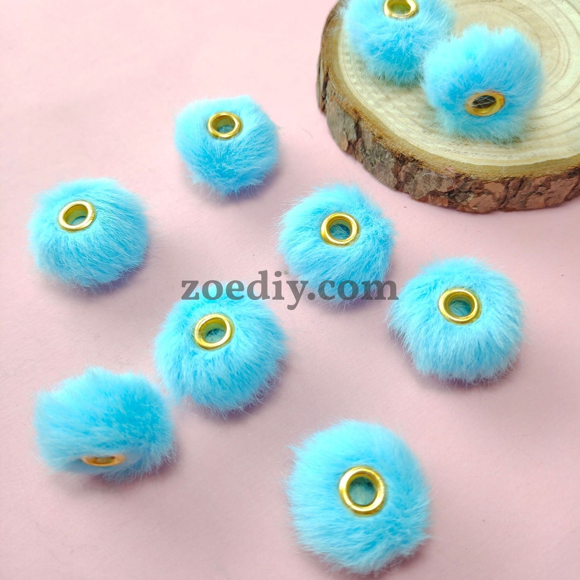 FS2081--Plush Spacer Beads Fit For Beadable Pens