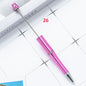 [KM2342]- 10 Pieces/Bag Solid Color Plastic Regular Beadable Pens