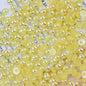 [KM3639]- 4mm AB Half Pearl Charms, Looking Half Acrylic Pearl Patch For Making Fancy Beads Or Fancy Pen