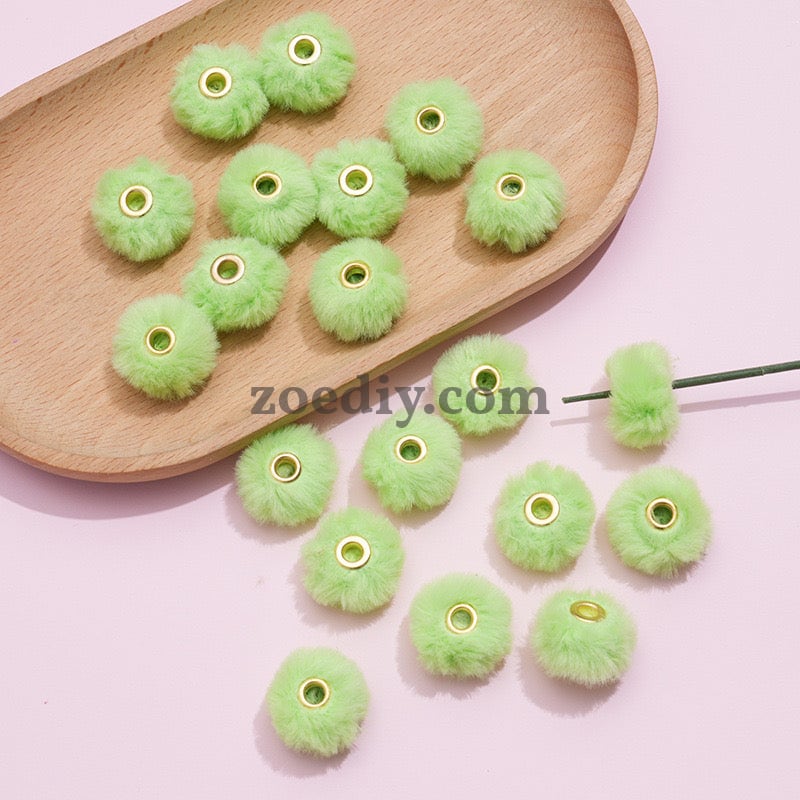 FS2081--Plush Spacer Beads Fit For Beadable Pens