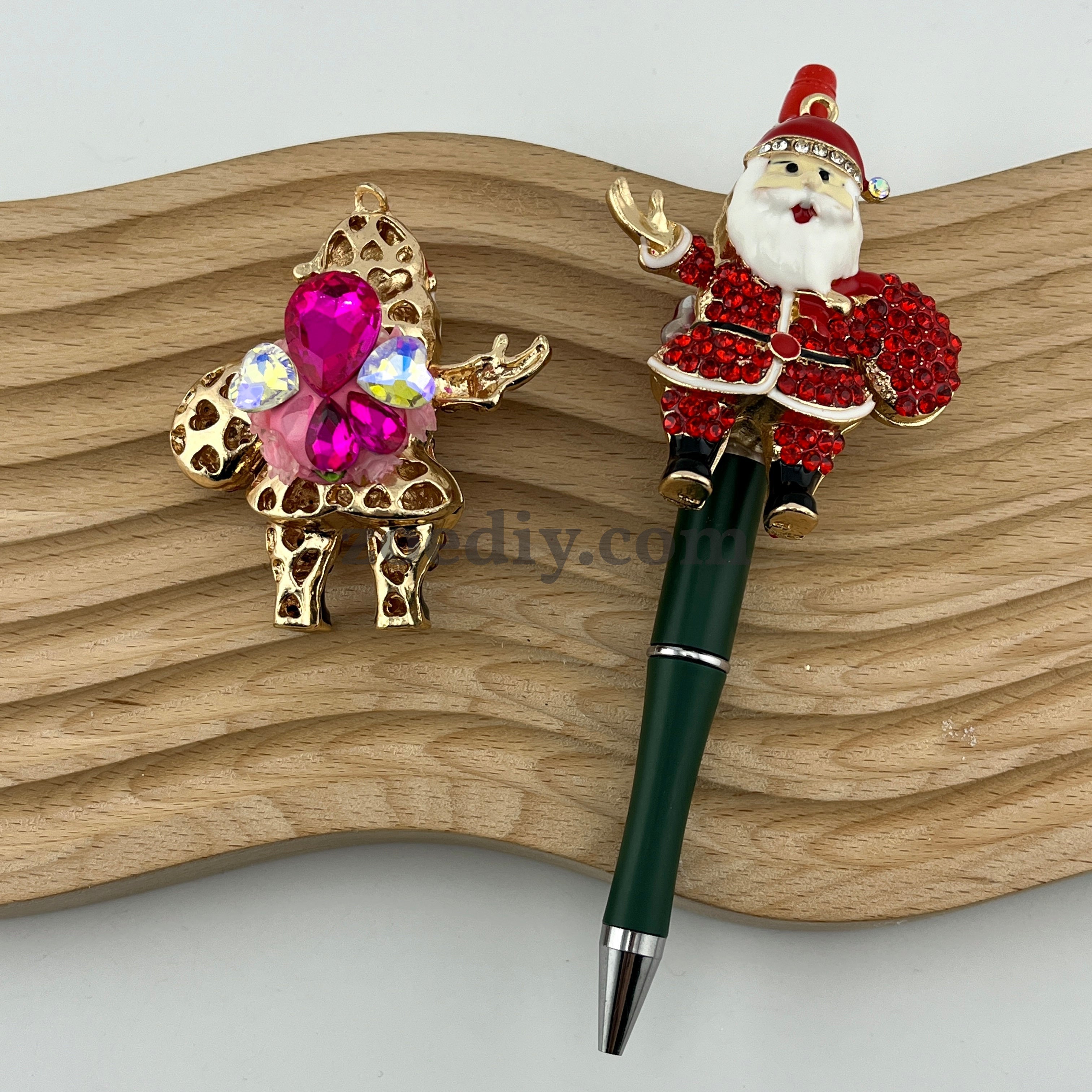 FS1617-62MM Diamond Santa Claus Heavy duty Beads Fit For Beadable Pens