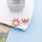 [KM1638]- 12MM Bling Bling Sparkling Metal Small Crown Spacers for Beads