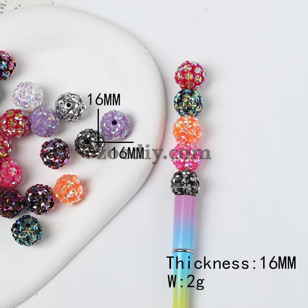 FS0010-15MM Resin Beads Fit For Beadable Pens