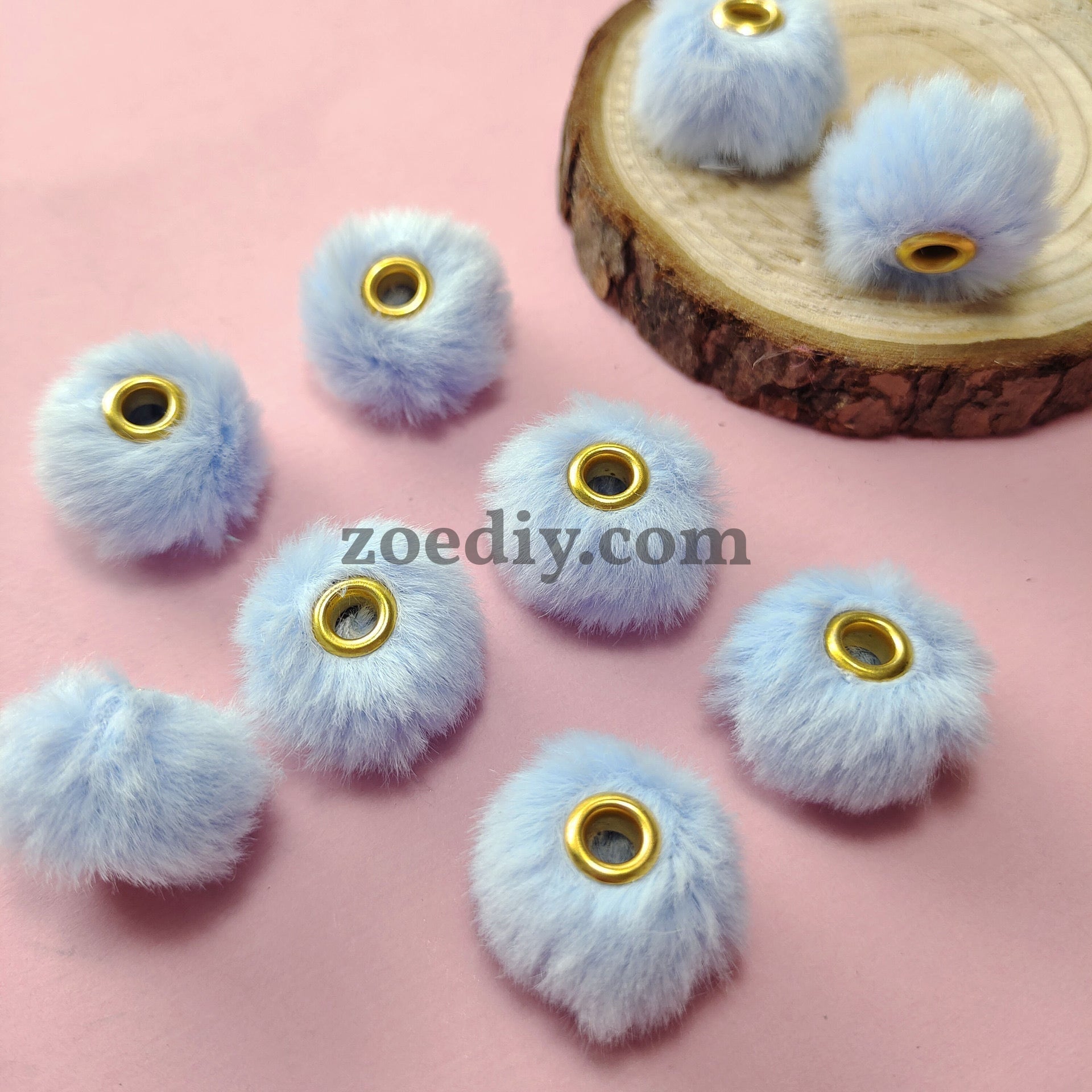 FS2081--Plush Spacer Beads Fit For Beadable Pens