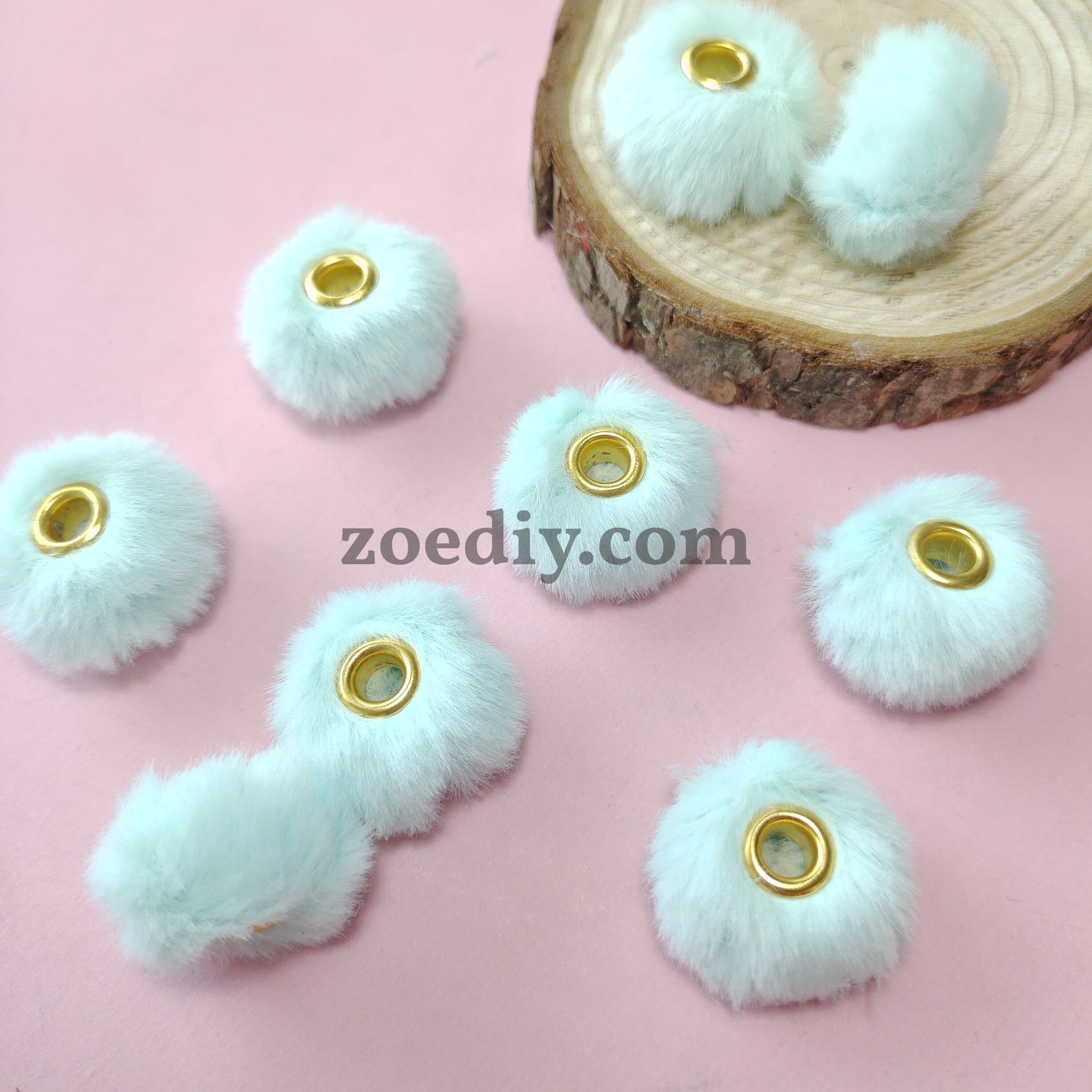 FS2081--Plush Spacer Beads Fit For Beadable Pens