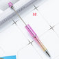 [KM2342]- 10 Pieces/Bag Solid Color Plastic Regular Beadable Pens