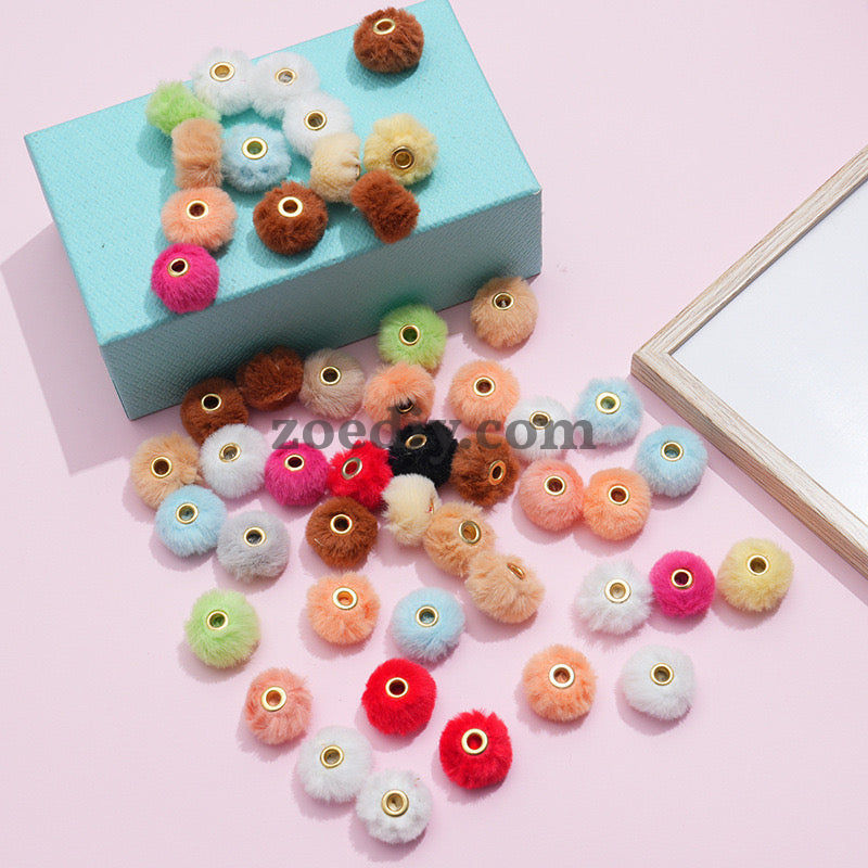 FS2081--Plush Spacer Beads Fit For Beadable Pens