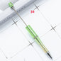 [KM2342]- 10 Pieces/Bag Solid Color Plastic Regular Beadable Pens