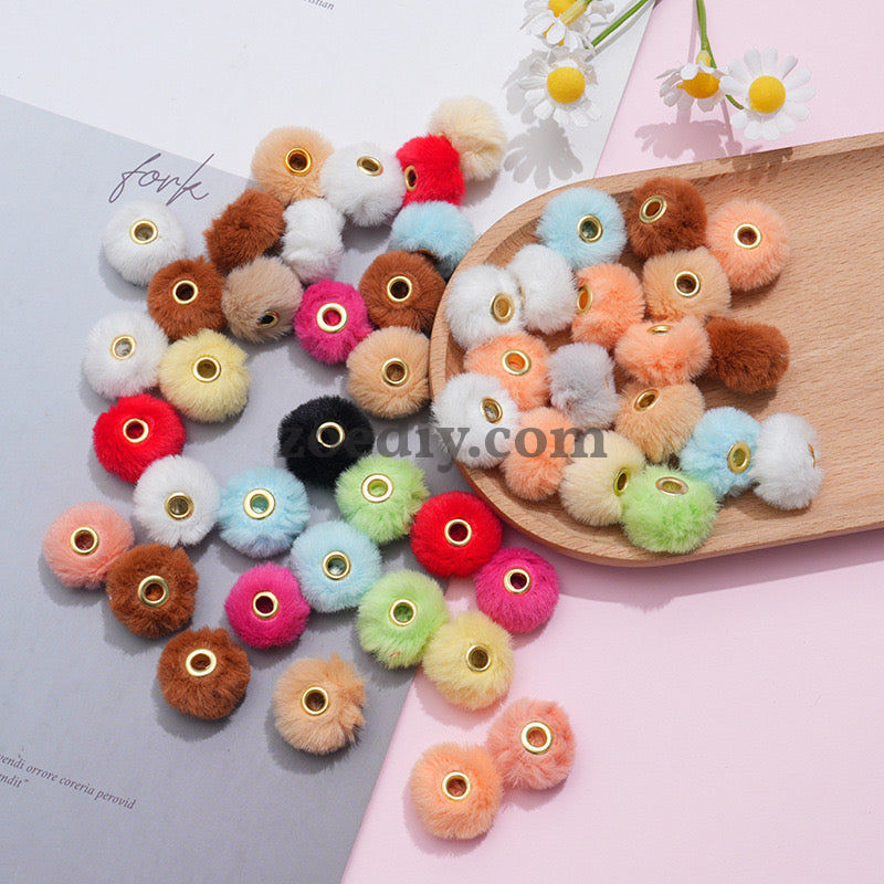 FS2081--Plush Spacer Beads Fit For Beadable Pens