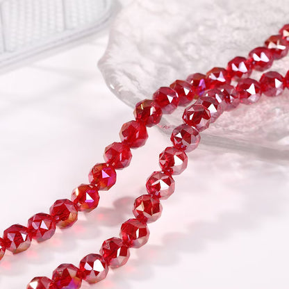 FS3828- 4mm Ab Glass Beads Color-Plated Glass Beads