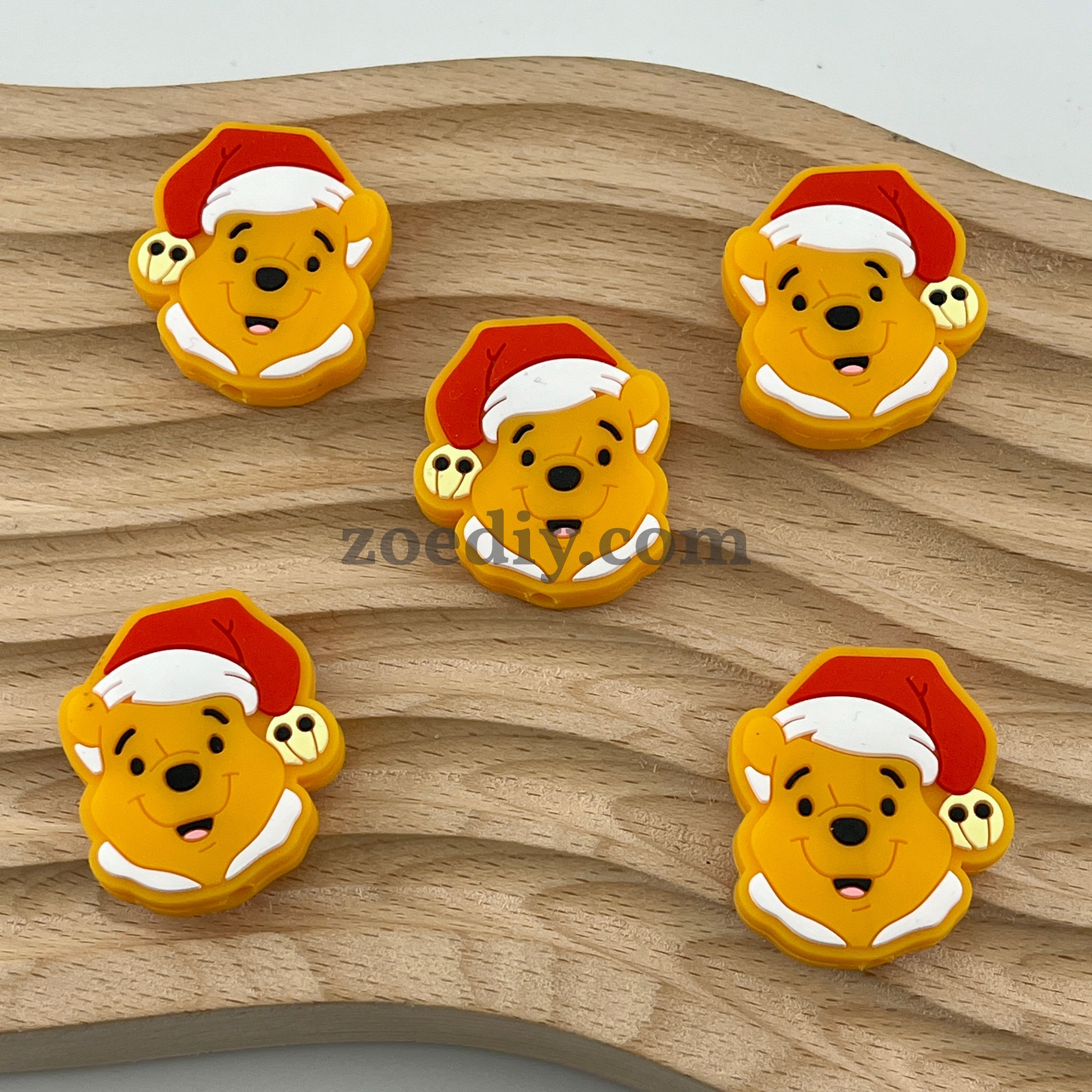 FS1569-27MM Winnie the Pooh Silicone Focal Fit For Beadspen Bead