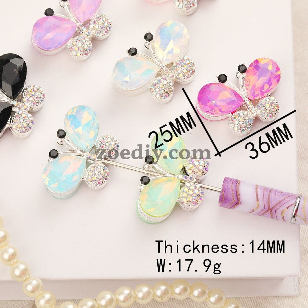 FS1619-36MM Butterfly Metal Beads Fit For Beadspen Bead