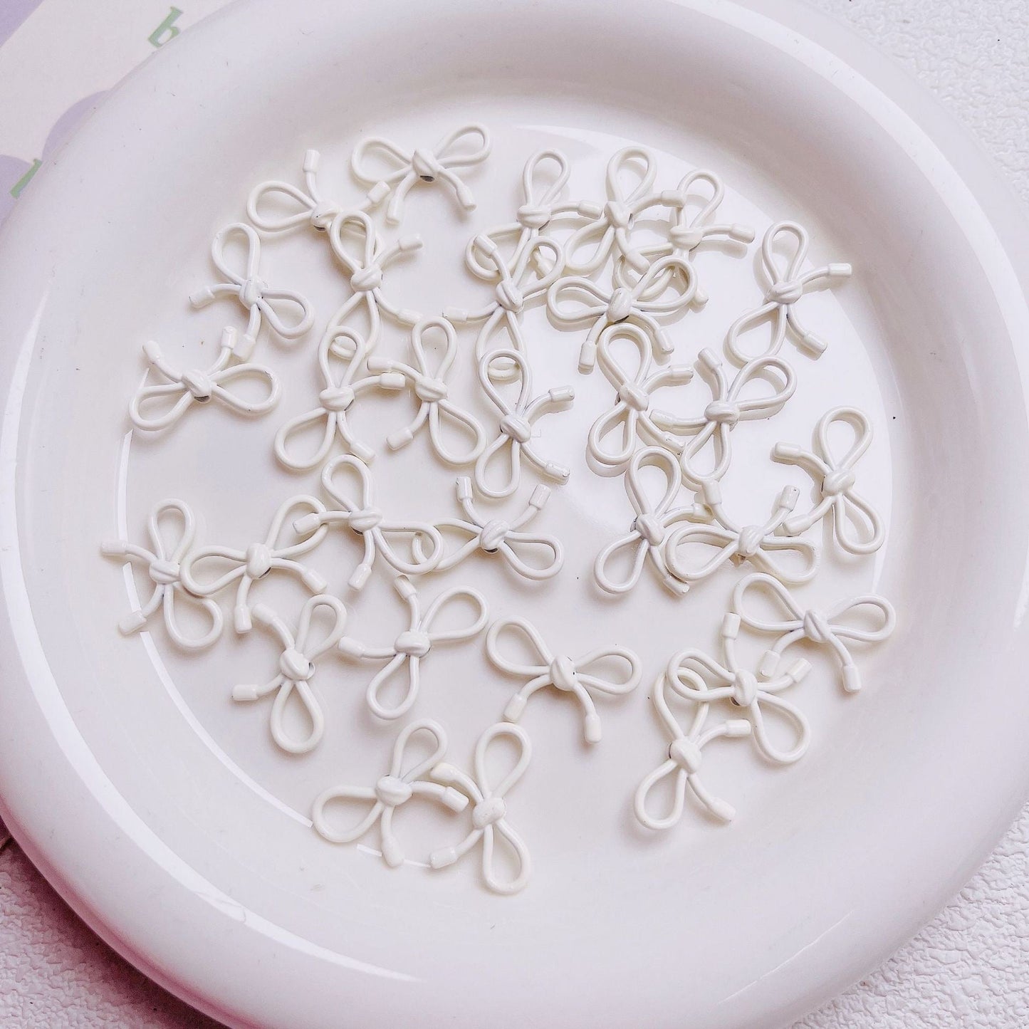 FS2511-13¡Á20mm Stoving Vanish Metal Beads For Making Keychain