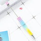 [KM2342]- 10 Pieces/Bag Solid Color Plastic Regular Beadable Pens