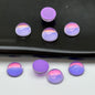 [KM0907]- 6mm Mocha Semicircle Round Crystal Diamonds, Flat Base