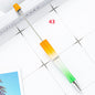[KM2342]- 10 Pieces/Bag Solid Color Plastic Regular Beadable Pens