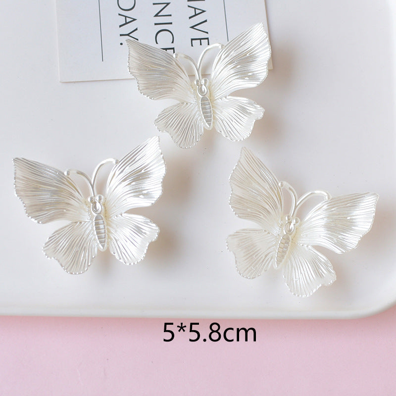 [KM6897]- 50mm*58mm UV Colored 3D Butterfly Charms
