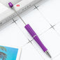 [KM2342]- 10 Pieces/Bag Solid Color Plastic Regular Beadable Pens