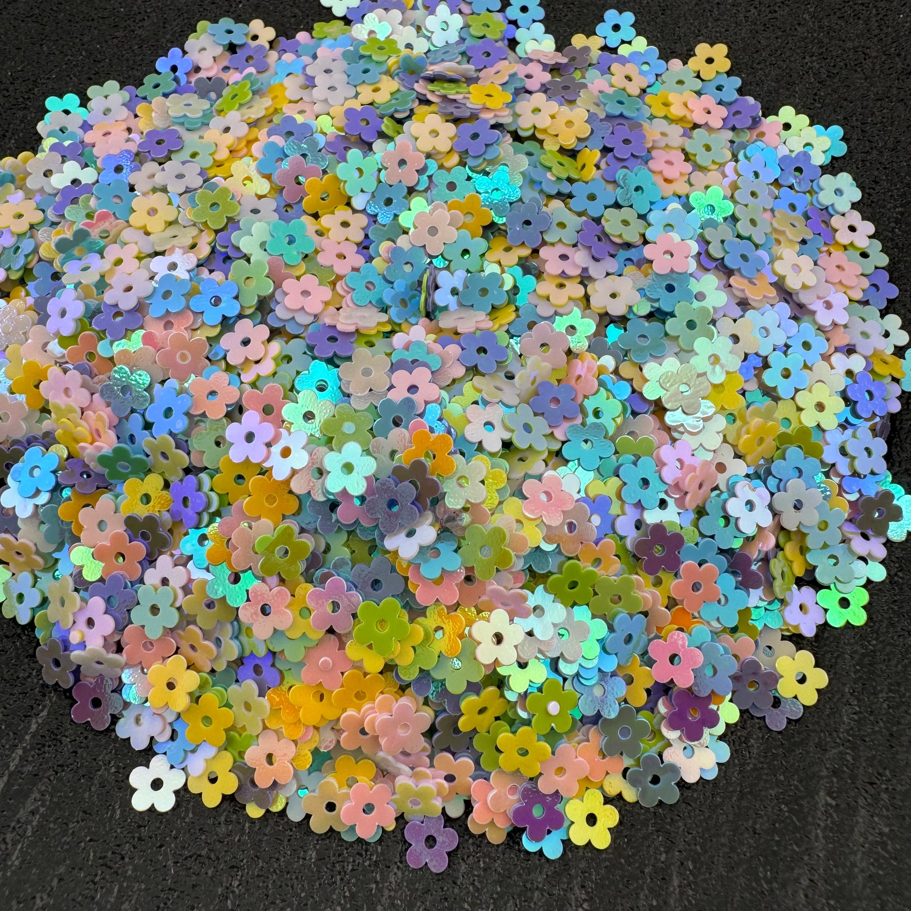 FS2180-Mixed Color Flowers Flash Chips Filler