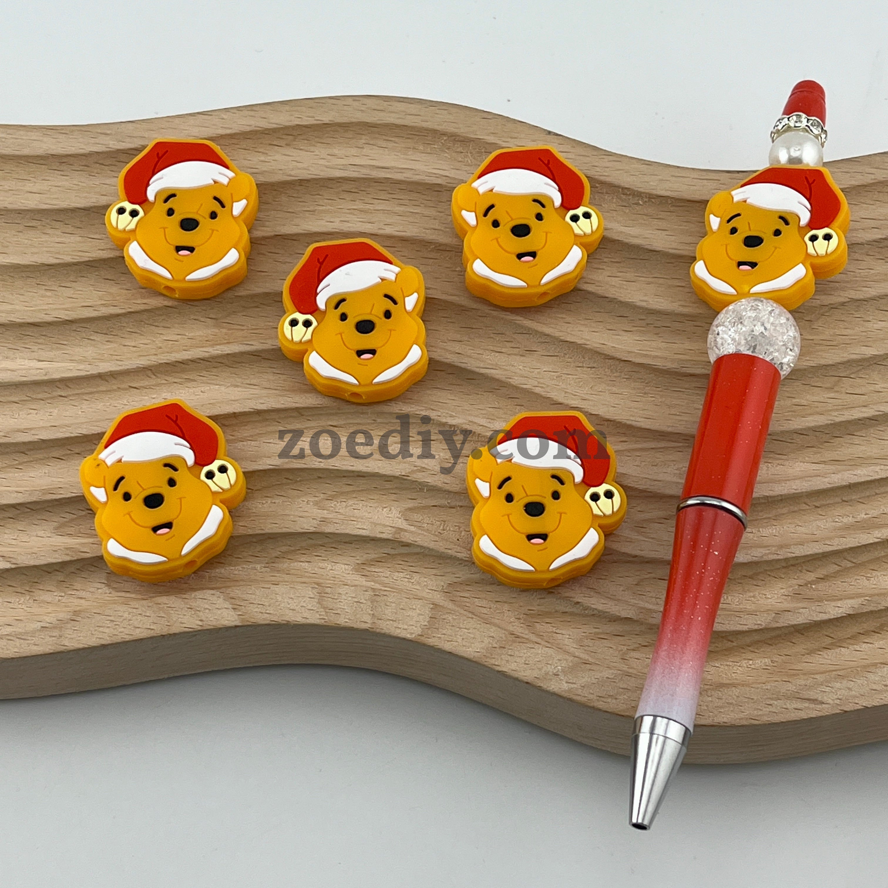 FS1569-27MM Winnie the Pooh Silicone Focal Fit For Beadspen Bead