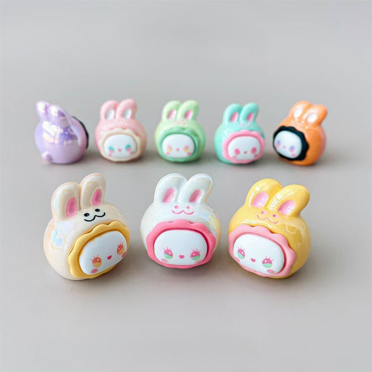 FS5429- Cartoon Ducai Cute Expression Bald Pen Cap Resin