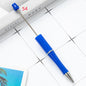 [KM2342]- 10 Pieces/Bag Solid Color Plastic Regular Beadable Pens