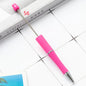 [KM2342]- 10 Pieces/Bag Solid Color Plastic Regular Beadable Pens