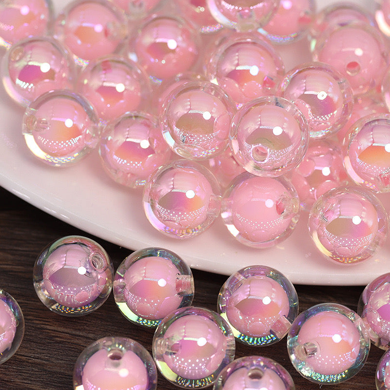 FS0589- 16mm UV  Beads In Beads (Beads Inside Beads)