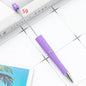 [KM2342]- 10 Pieces/Bag Solid Color Plastic Regular Beadable Pens