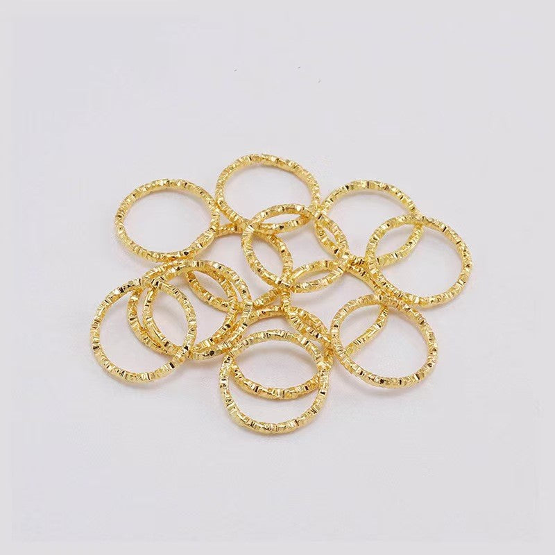 FS4011- 15mm Jump Ring Twisted Open Circle