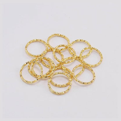 FS4011- 15mm Jump Ring Twisted Open Circle