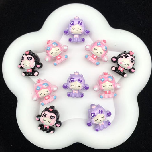 FS5037- 25*26*18Mm Sp Three - Dimensional Hand - Painted Beads
