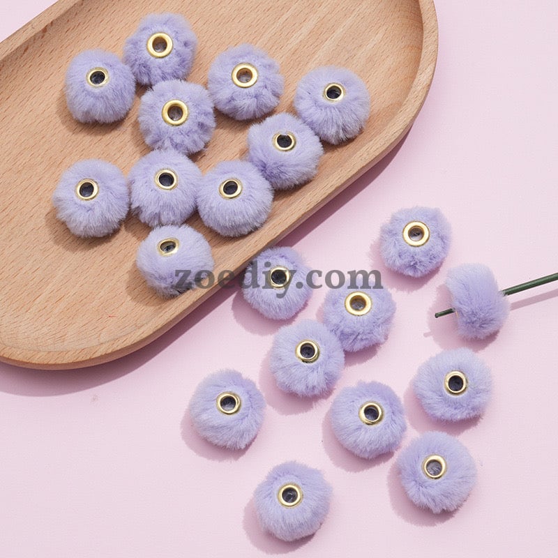 FS2081--Plush Spacer Beads Fit For Beadable Pens