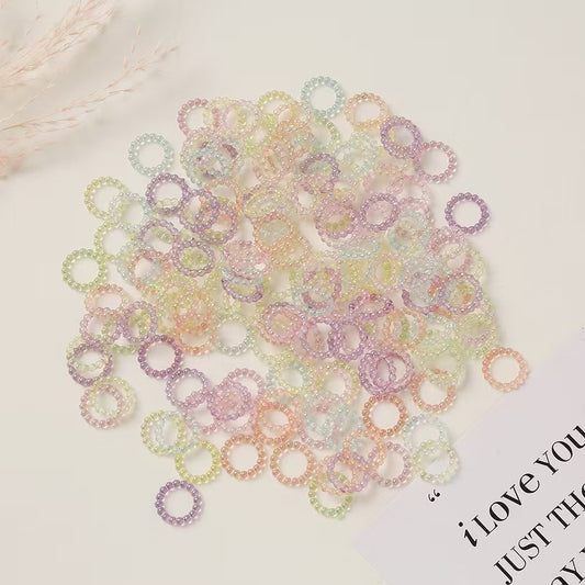 FS1811- 8mm Translucent Pearl Circle