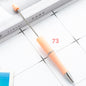 [KM2342]- 10 Pieces/Bag Solid Color Plastic Regular Beadable Pens