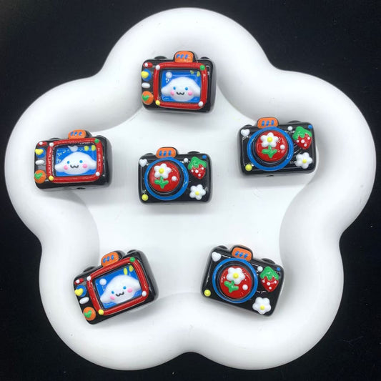 FS4336- 30*23 Cinnamoroll Camera Hand-Drawn Beads
