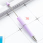 [KM2342]- 10 Pieces/Bag Solid Color Plastic Regular Beadable Pens